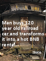 How a decaying $3,000 train car became one of America�s most exclusive and profitable stays.